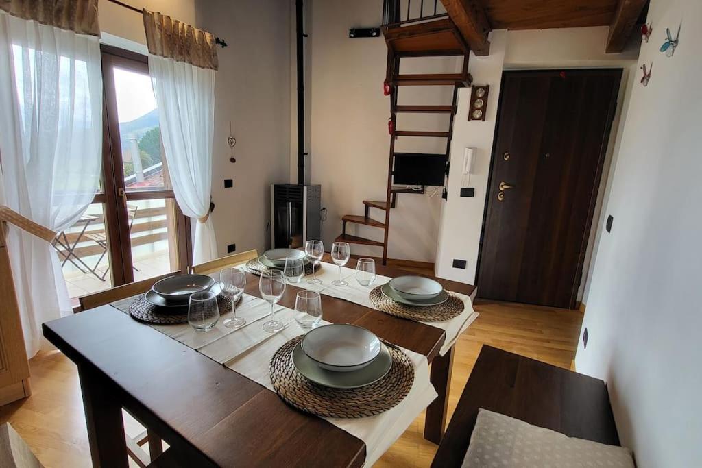Apartmán Attico E Super Attico Panoramico Rocca di Cambio Exteriér fotografie