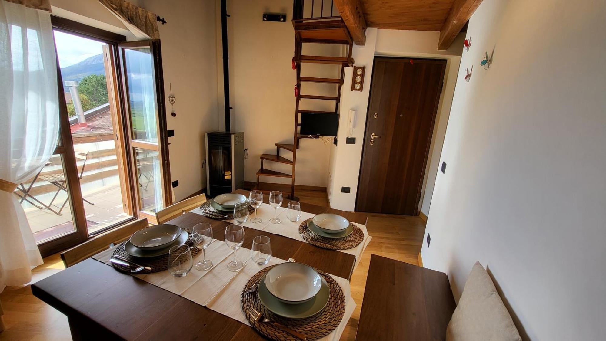 Apartmán Attico E Super Attico Panoramico Rocca di Cambio Exteriér fotografie